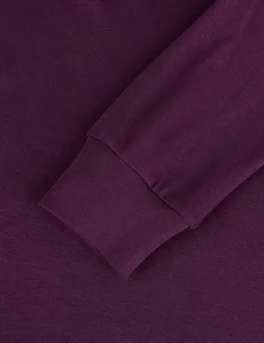 Lotusmile Women's Long Sleeve Hooded Tunic Tops Button Swing Pullover Hoodie Sweatshirts - 4