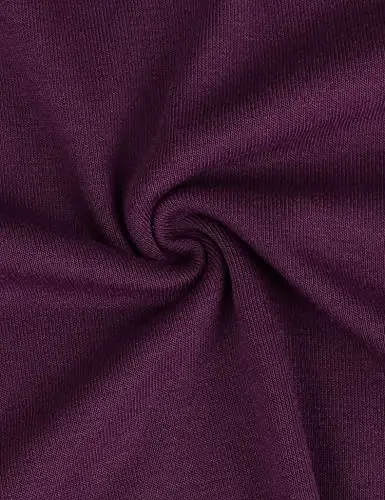 Lotusmile Women's Long Sleeve Hooded Tunic Tops Button Swing Pullover Hoodie Sweatshirts - 5