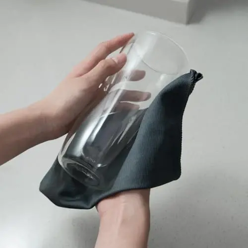 loukin 4 Pack Oq taxta tozalash matosi, sinf, uy va ofis uchun quruq tozalash taxtasi matosi, qayta ishlatiladigan va yuviladigan, kulrang, 12