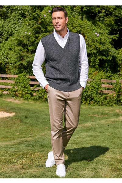 Lounge Erkaklar Triko Ko'ylagi - YOUKNITWEAR YOU (1)