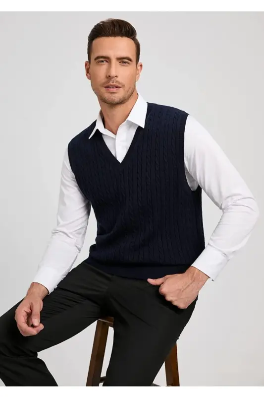 Lounge Men's Knit Sweater - YOUKNITWEAR YOU