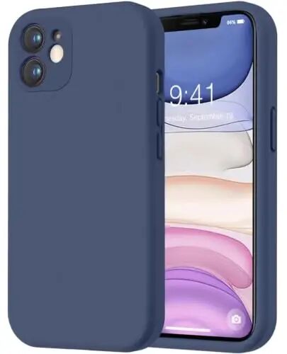 LOVE 3000 Designed for iPhone 11 Case Premium Silicone, Navy Blue | Full Camera Protection, Soft Microfiber Lining, Support Wireless Charge, Slim Shockproof Protective Case for iPhone 11 - 1