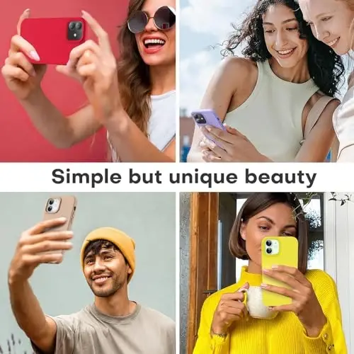 LOVE 3000 Designed for iPhone 12 Case/iPhone 12 Pro Case, Premium Silicone with [Soft Anti-Scratch Microfiber Lining] Shockproof Protective Phone Case for Men Women Girls 6.1