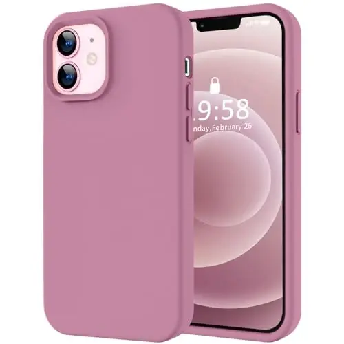 LOVE 3000 Designed for iPhone 12 Case/iPhone 12 Pro Case, Premium Silicone with [Soft Anti-Scratch Microfiber Lining] Shockproof Protective Phone Case for Men Women Girls 6.1