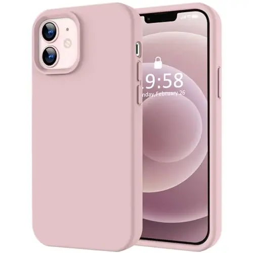 LOVE 3000 Designed for iPhone 12 Case/iPhone 12 Pro Case, Premium Silicone with [Soft Anti-Scratch Microfiber Lining] Shockproof Protective Phone Case for Men Women Girls 6.1