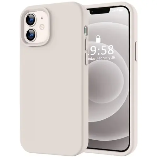 LOVE 3000 Designed for iPhone 12 Case/iPhone 12 Pro Case, Premium Silicone with [Soft Anti-Scratch Microfiber Lining] Shockproof Protective Phone Case for Men Women Girls 6.1