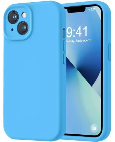 LOVE 3000 Designed for iPhone 13 Case, Premium Silicone with [Camera Protection] [Soft Anti-Scratch Microfiber Lining] Shockproof Protective Phone Case for iPhone 13 Women Men Girls 6.1