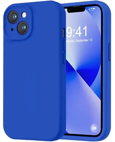 LOVE 3000 Designed for iPhone 13 Case, Premium Silicone with [Camera Protection] [Soft Anti-Scratch Microfiber Lining] Shockproof Protective Phone Case for iPhone 13 Women Men Girls 6.1