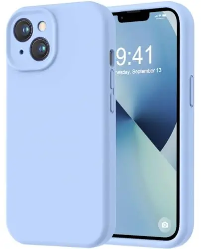 LOVE 3000 Designed for iPhone 13 Case, Premium Silicone with [Camera Protection] [Soft Anti-Scratch Microfiber Lining] Shockproof Protective Phone Case for iPhone 13 Women Men Girls 6.1