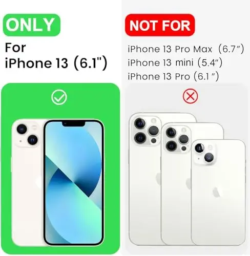 LOVE 3000 Designed for iPhone 13 Case, Premium Silicone with [Camera Protection] [Soft Anti-Scratch Microfiber Lining] Shockproof Protective Phone Case for iPhone 13 Women Men Girls 6.1