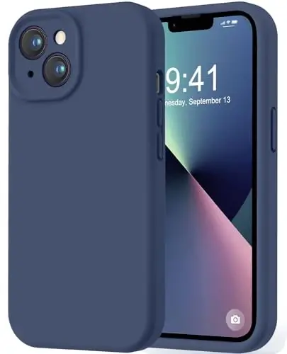 LOVE 3000 Designed for iPhone 13 Case, Premium Silicone with [Camera Protection] [Soft Anti-Scratch Microfiber Lining] Shockproof Protective Phone Case for iPhone 13 Women Men Girls 6.1