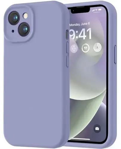 LOVE 3000 Designed for iPhone 14 Case, Premium Silicone with [Soft Anti-Scratch Microfiber Lining] Shockproof Protective Phone Case for Men Women Girls 6.1