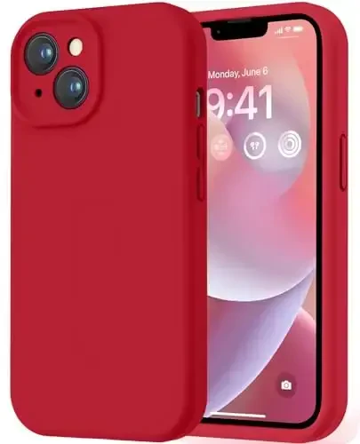 LOVE 3000 Designed for iPhone 14 Case, Premium Silicone with [Soft Anti-Scratch Microfiber Lining] Shockproof Protective Phone Case for Men Women Girls 6.1