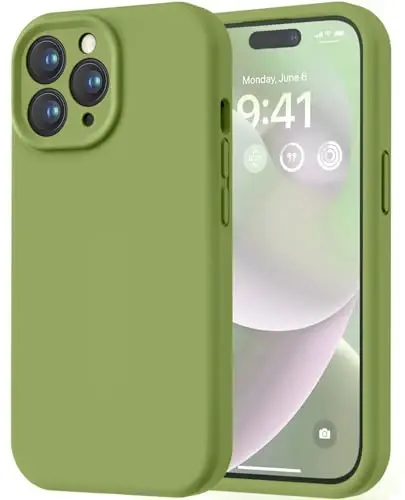 LOVE 3000 Designed for iPhone 14 Pro Case, Premium Silicone with [Soft Anti-Scratch Microfiber Lining] Shockproof Protective Phone Case for Men Women Girls 6.1