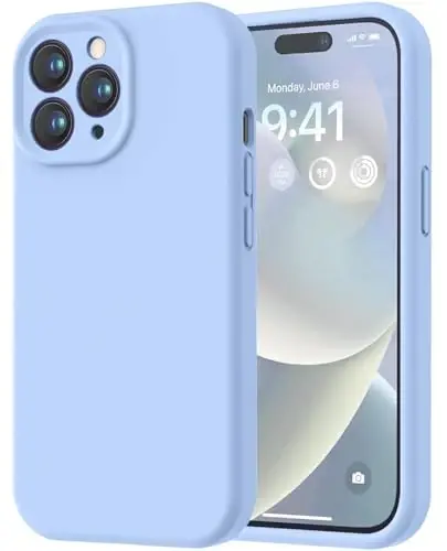 LOVE 3000 Designed for iPhone 14 Pro Case, Premium Silicone with [Soft Anti-Scratch Microfiber Lining] Shockproof Protective Phone Case for Men Women Girls 6.1