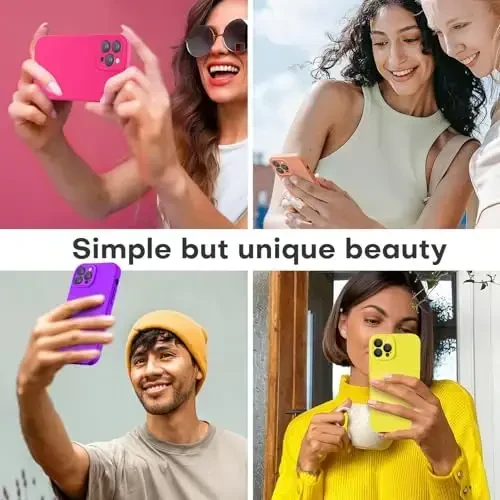 LOVE 3000 Designed for iPhone 14 Pro Case, Premium Silicone with [Soft Anti-Scratch Microfiber Lining] Shockproof Protective Phone Case for Men Women Girls 6.1