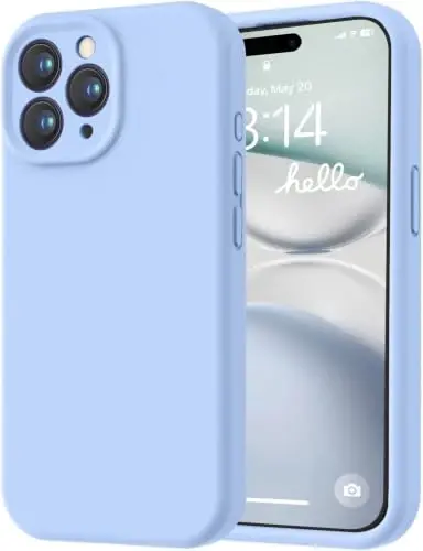 LOVE 3000 Designed for iPhone 15 Pro Max Case, Premium Silicone with [Soft Anti-Scratch Microfiber Lining] Shockproof Protective Phone Case for Men Women Girls 6.7