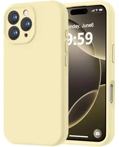 LOVE 3000 Designed for iPhone 16 Pro Max Case, Premium Silicone with [Soft Anti-Scratch Microfiber Lining] Shockproof Protective Phone Case for Men Women Girls 6.9