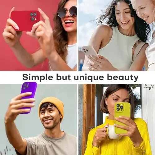 LOVE 3000 Designed for iPhone 16 Pro Max Case, Premium Silicone with [Soft Anti-Scratch Microfiber Lining] Shockproof Protective Phone Case for Men Women Girls 6.9