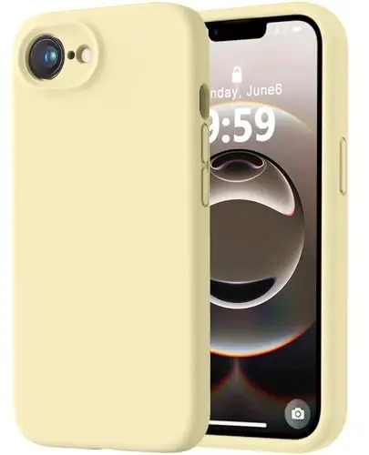 LOVE 3000 Designed for iPhone 16e Case, Premium Silicone with [Soft Anti-Scratch Microfiber Lining] Shockproof Protective Phone Case for Men Women Girls 6.1