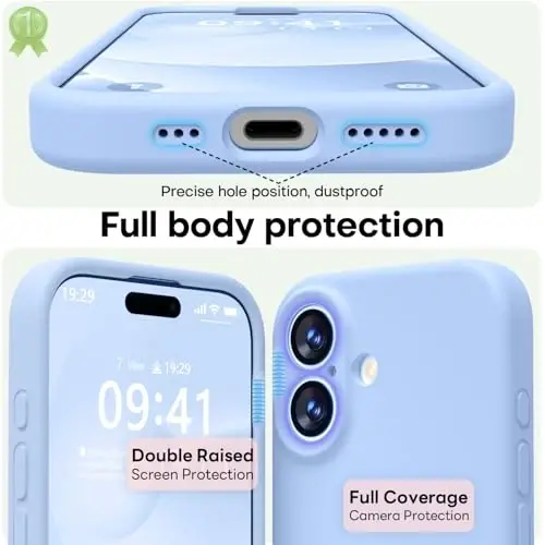LOVE 3000 Designed for iPhone 17 Case, Premium Silicone [Compatible with Magsafe][Soft Anti-Scratch Microfiber Lining] Shockproof Protective Phone Case for Men Women 6.3