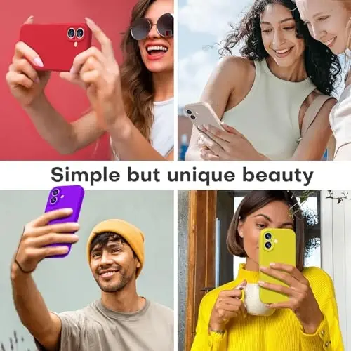 LOVE 3000 Designed for iPhone 17 Case, Premium Silicone [Compatible with Magsafe][Soft Anti-Scratch Microfiber Lining] Shockproof Protective Phone Case for Men Women 6.3