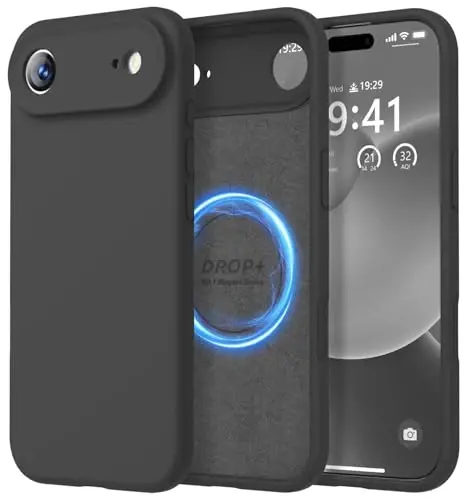 LOVE 3000 Designed for iPhone Air Case, Premium Silicone [Compatible with Magsafe][Soft Anti-Scratch Microfiber Lining] Shockproof Protective Phone Case for Men Women 6.5