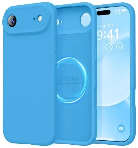 LOVE 3000 Designed for iPhone Air Case, Premium Silicone [Compatible with Magsafe][Soft Anti-Scratch Microfiber Lining] Shockproof Protective Phone Case for Men Women 6.5