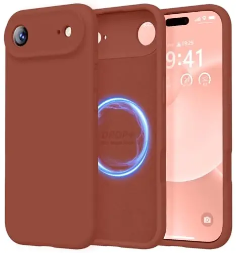 LOVE 3000 Designed for iPhone Air Case, Premium Silicone [Compatible with Magsafe][Soft Anti-Scratch Microfiber Lining] Shockproof Protective Phone Case for Men Women 6.5