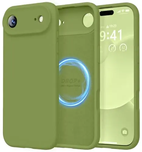 LOVE 3000 Designed for iPhone Air Case, Premium Silicone [Compatible with Magsafe][Soft Anti-Scratch Microfiber Lining] Shockproof Protective Phone Case for Men Women 6.5