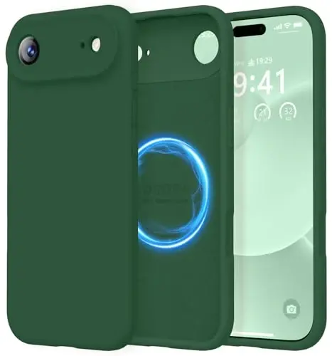 LOVE 3000 Designed for iPhone Air Case, Premium Silicone [Compatible with Magsafe][Soft Anti-Scratch Microfiber Lining] Shockproof Protective Phone Case for Men Women 6.5