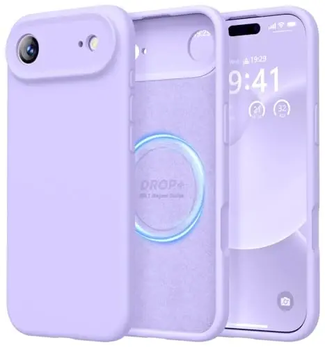 LOVE 3000 Designed for iPhone Air Case, Premium Silicone [Compatible with Magsafe][Soft Anti-Scratch Microfiber Lining] Shockproof Protective Phone Case for Men Women 6.5