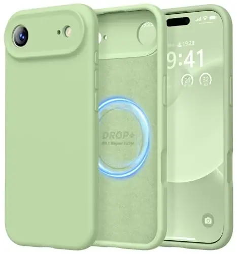 LOVE 3000 Designed for iPhone Air Case, Premium Silicone [Compatible with Magsafe][Soft Anti-Scratch Microfiber Lining] Shockproof Protective Phone Case for Men Women 6.5