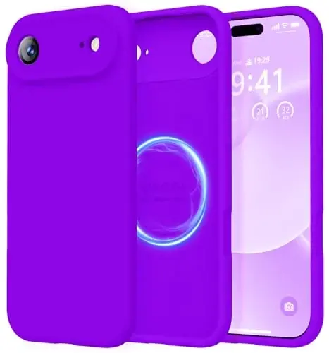 LOVE 3000 Designed for iPhone Air Case, Premium Silicone [Compatible with Magsafe][Soft Anti-Scratch Microfiber Lining] Shockproof Protective Phone Case for Men Women 6.5