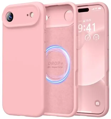 LOVE 3000 Designed for iPhone Air Case, Premium Silicone [Compatible with Magsafe][Soft Anti-Scratch Microfiber Lining] Shockproof Protective Phone Case for Men Women 6.5