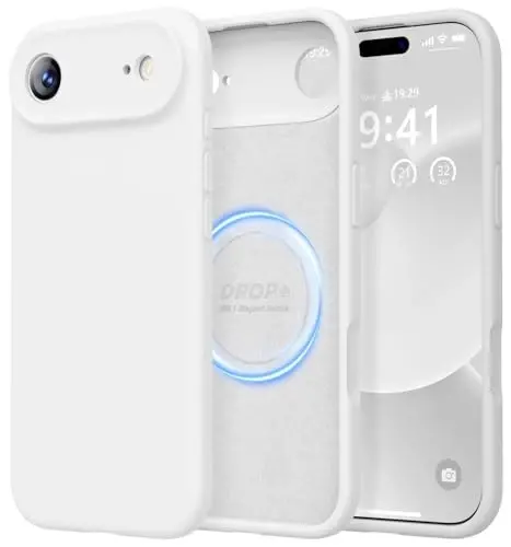 LOVE 3000 Designed for iPhone Air Case, Premium Silicone [Compatible with Magsafe][Soft Anti-Scratch Microfiber Lining] Shockproof Protective Phone Case for Men Women 6.5
