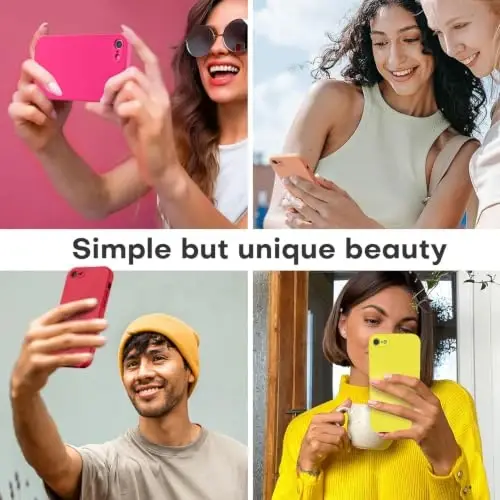 LOVE 3000 Designed for iPhone SE Case, iPhone 8/7 Case, Red | Full Camera Protection, Soft Microfiber Lining, Support Wireless Charge, Slim Shockproof Protective Case for iPhone SE/8/7 - LOVE 3000 (1)