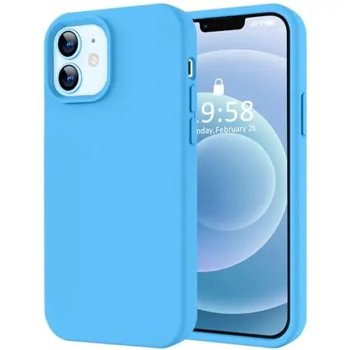 LOVE 3000 iPhone 12 Case/iPhone 12 Pro Case uchun mo'ljallangan, Premium Silicone [Yumshoq Chizishga qarshi Mikrofiber Astar] bilan zarbga chidamli himoya telefon qutisi erkaklar ayollar qizlar 6.1