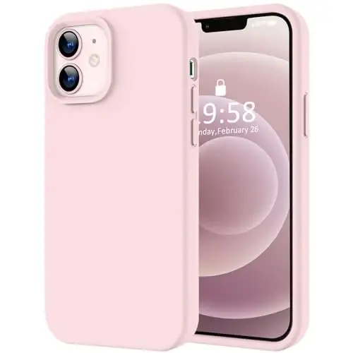 LOVE 3000 iPhone 12 Case/iPhone 12 Pro Case uchun mo'ljallangan, Premium silikon [Yumshoq chizishga qarshi mikrofiber astar] Zarbadan himoya qiluvchi telefon g'ilofi erkaklar ayollar qizlar uchun 6,1