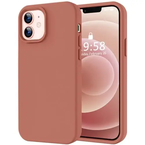 LOVE 3000 iPhone 12 Case/iPhone 12 Pro Case uchun mo'ljallangan, Premium Silikon [Yumshoq Chizishga Qarshi Mikrofiber Astar] Zarbadan himoya qiluvchi telefon g'ilofi Erkaklar Ayollar Qizlar uchun 6.1