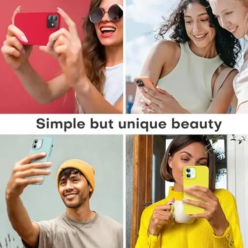 LOVE 3000 iPhone 12 Case/iPhone 12 Pro Case uchun mo'ljallangan, Premium silikon [Yumshoq chizishga qarshi mikrofiber astar] Zarbadan himoya qiluvchi telefon g'ilofi erkaklar ayollar qizlar uchun 6,1