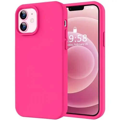 LOVE 3000 iPhone 12 Case/iPhone 12 Pro Case uchun mo'ljallangan, Premium silikon [Yumshoq chizishga qarshi mikrofiber astar] Zarbadan himoya qiluvchi telefon qutisi erkaklar ayollar qizlar uchun 6.1