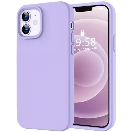 LOVE 3000 iPhone 12 Case/iPhone 12 Pro Case uchun mo'ljallangan, Premium silikon [Yumshoq chizishga qarshi mikrofiber astar] zarbga chidamli himoya telefon qutisi erkaklar ayollar qizlar uchun 6,1