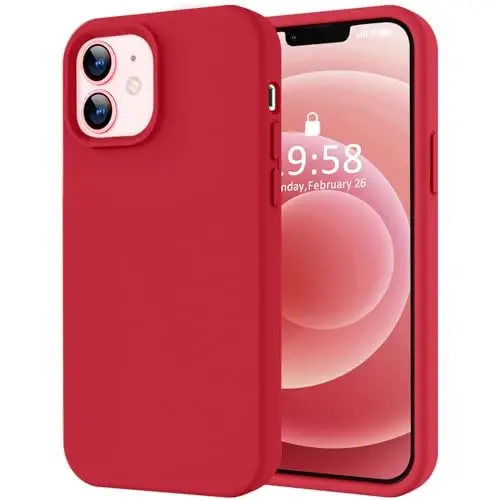 LOVE 3000 iPhone 12 Case/iPhone 12 Pro Case uchun mo'ljallangan, Premium silikon [Yumshoq tirnalishga qarshi mikrofiber astar] zarbga chidamli himoya telefon qutisi erkaklar ayollar qizlar 6.1