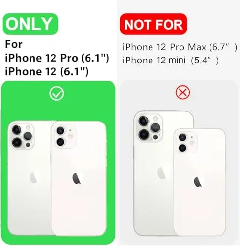 LOVE 3000 iPhone 12 Case/iPhone 12 Pro Case uchun mo'ljallangan, Premium silikonli [Yumshoq chizishga qarshi mikrofiber astarli] zarbga chidamli himoya telefon qutisi erkaklar ayollar qizlar uchun 6,1