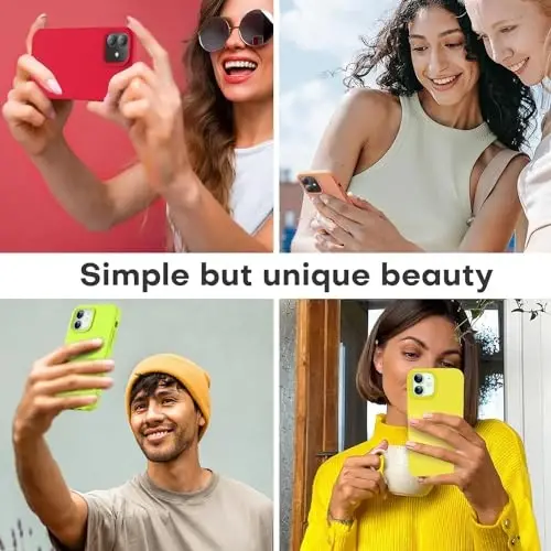 LOVE 3000 iPhone 12 Case/iPhone 12 Pro Case uchun mo'ljallangan, Premium silikonli [Yumshoq chizishga qarshi mikrofiber astarli] zarbga chidamli himoya telefon qutisi erkaklar ayollar qizlar uchun 6,1