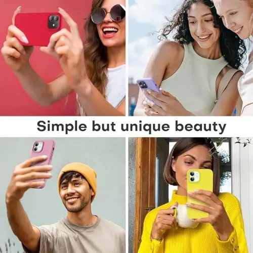 LOVE 3000 iPhone 12 Kılıfı/iPhone 12 Pro Kılıfı için Tasarlandı, Erkekler Kadınlar Kızlar için [Yumuşak Çizilmez Mikrofiber Astar] Darbeye Dayanıklı Koruyucu Telefon Kılıfı, Lavanta Moru - LOVE 3000 (1)