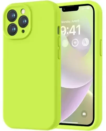 LOVE 3000 iPhone 13 Pro Max uchun mo'ljallangan g'ilof, Premium silikon [Yumshoq tirnalishga qarshi mikrofiber astar] Zarbadan himoya qiluvchi telefon g'ilofi erkaklar ayollar qizlar uchun 6,7