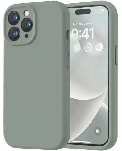 LOVE 3000 iPhone 14 Pro Max uchun mo'ljallangan g'ilof, Premium silikon [Yumshoq tirnalishga qarshi mikrofiber astar] Zarba o'tkazmaydigan himoya telefon g'ilofi erkaklar ayollar qizlar uchun 6,7