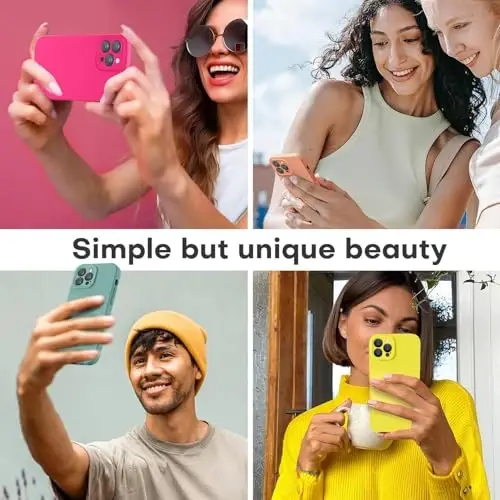 LOVE 3000 iPhone 14 Pro Max uchun mo'ljallangan g'ilof, Premium silikon, [Yumshoq tirnalishga qarshi mikrofiber astar] Zarbadan himoya qiluvchi telefon g'ilofi erkaklar ayollar qizlar uchun 6,7